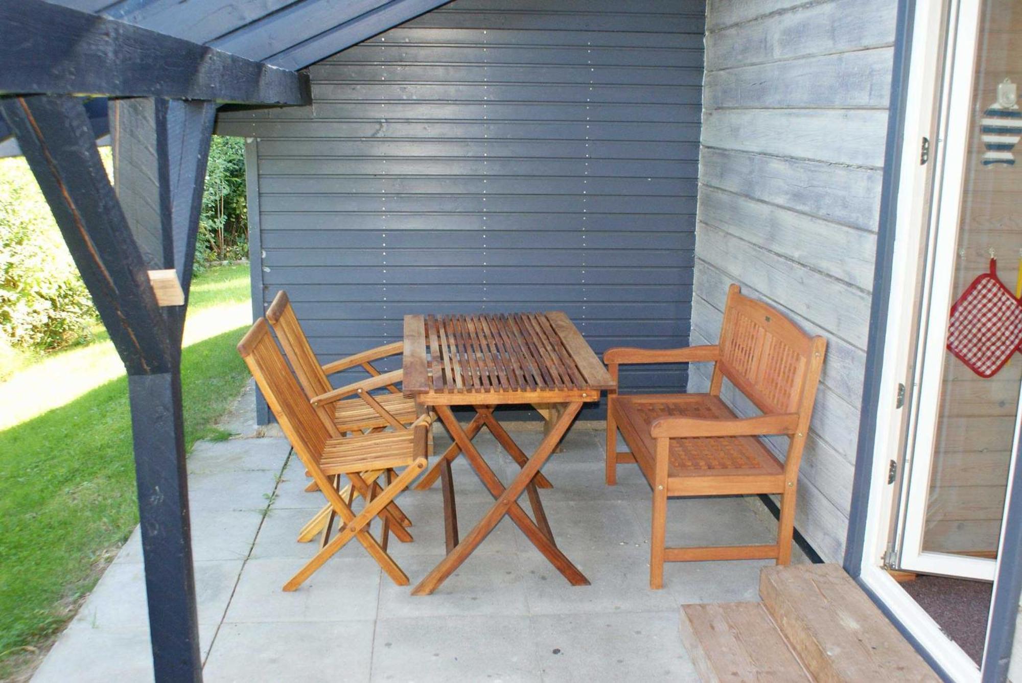 Blockhaus Mit Parkplatz Vor Der Ha Villa Damp Exteriör bild